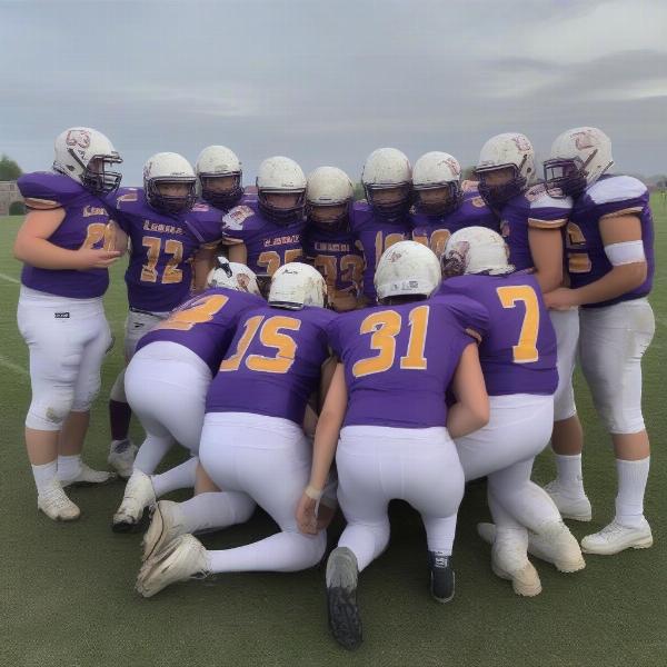 team huddle lima senior