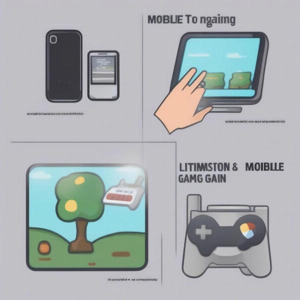 mobile gaming limitations with icon