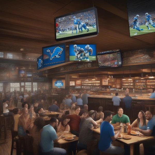 watching lions game free at public venues