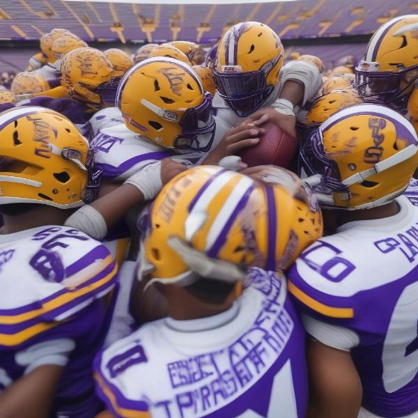 lsu-team-huddle-spring-game