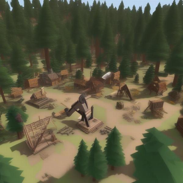 Lumber Tycoon 2 forest environment