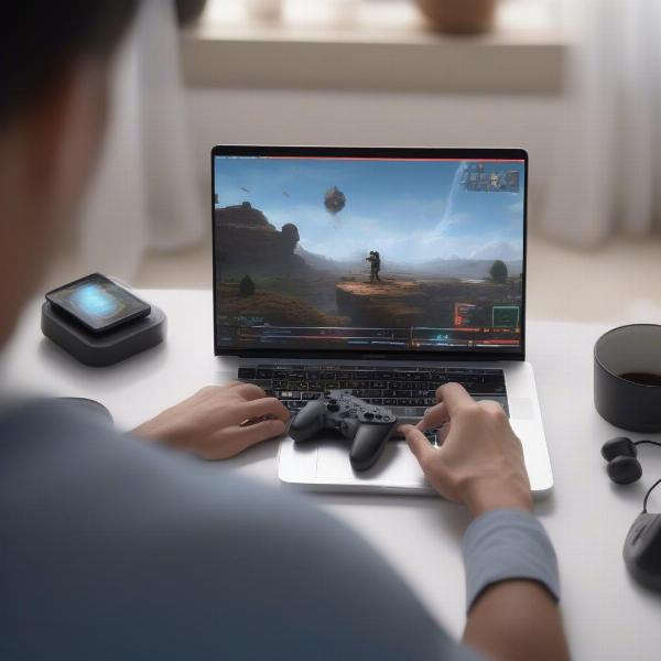 cloud gaming on a mac controller