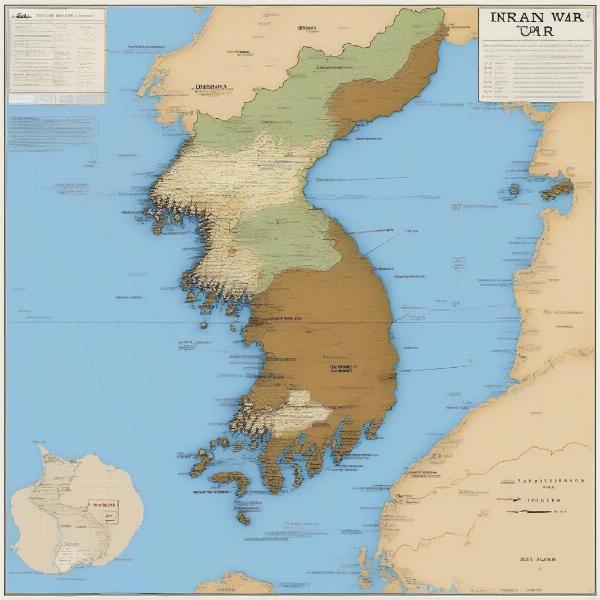 MacArthur Korean War Map Strategy