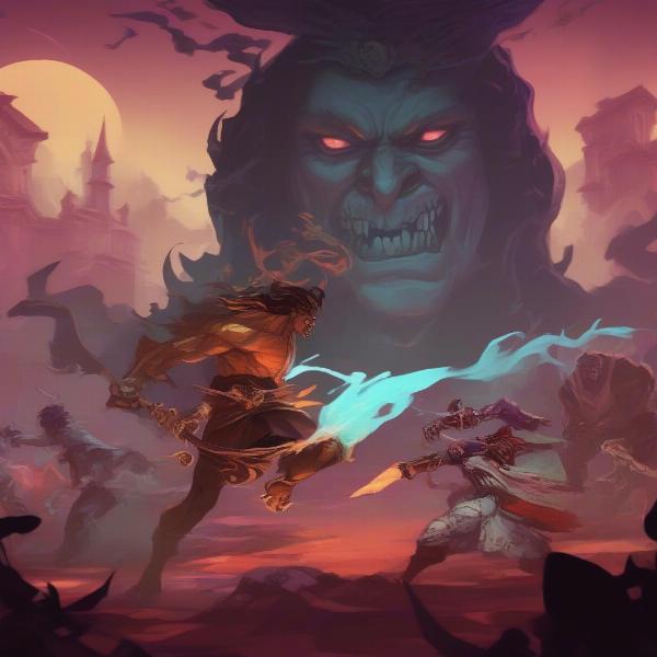 Hades gameplay on MacBook Air