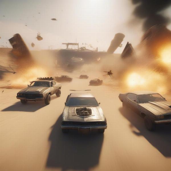 Mad Max Xbox One car chase