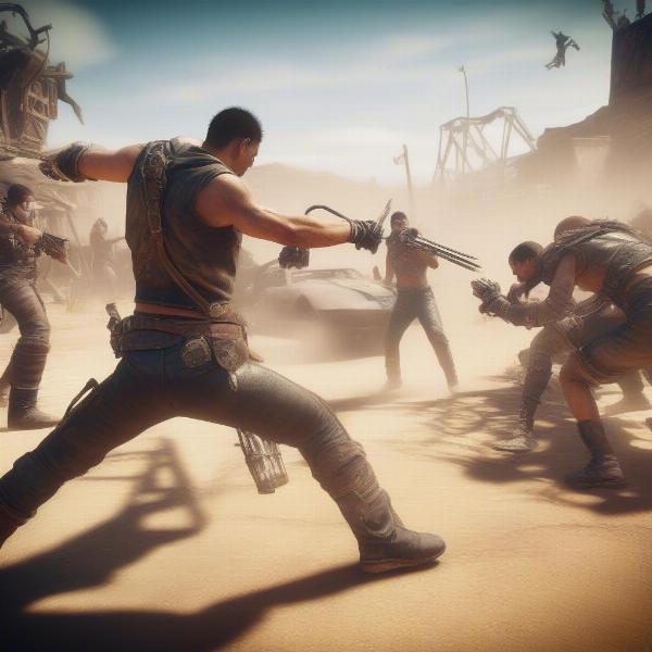 Mad Max Xbox One wasteland combat