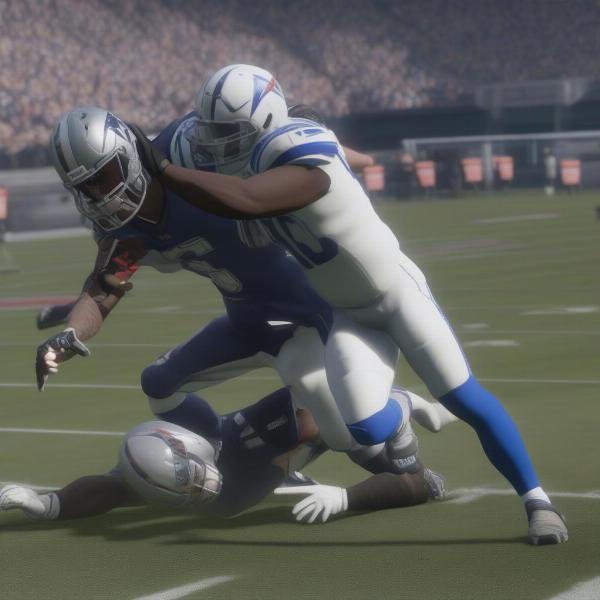 madden ps4 gameplay defensive play tackle