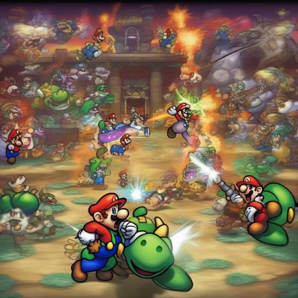bowser inside story battle scene