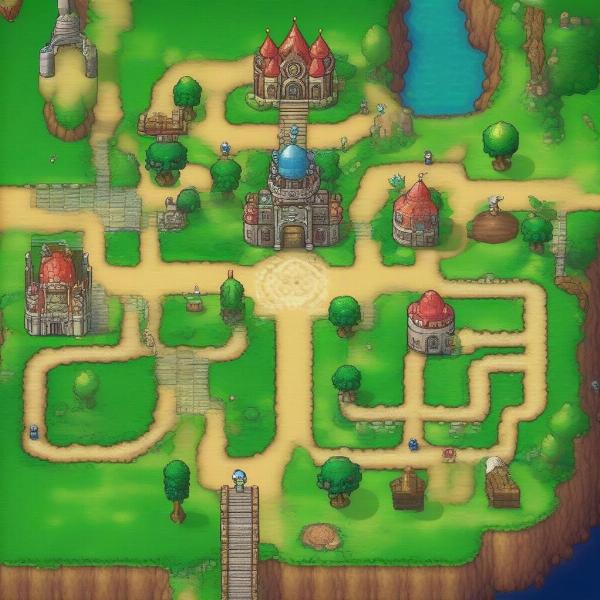 superstar saga beanbean kingdom map