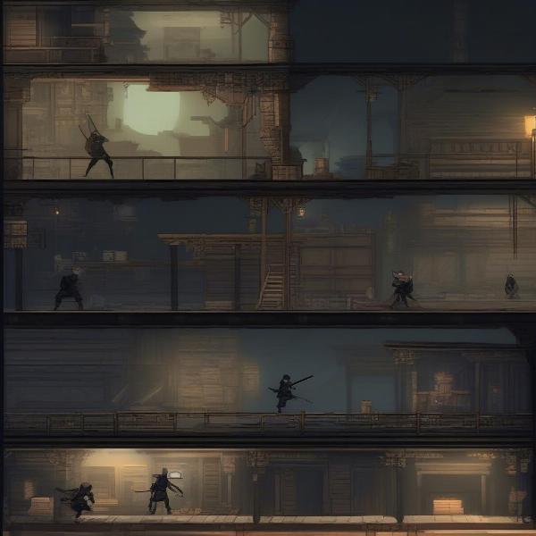mark of the ninja 2d stealth gameplay demonstration