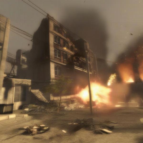 Mercenaries 2 Gameplay Showing Massive Destruction on Xbox 360