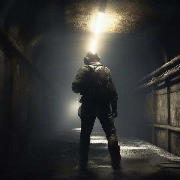 metro 2033 is a dark and scary post-apocalyptic first person shooter on xbox 360