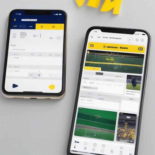 Michigan Game Streaming on Mobile App