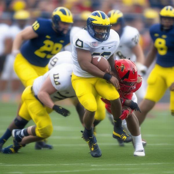 football-game-michigan-maryland-player-matchups