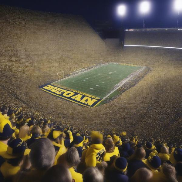 michigan stadium fans excited