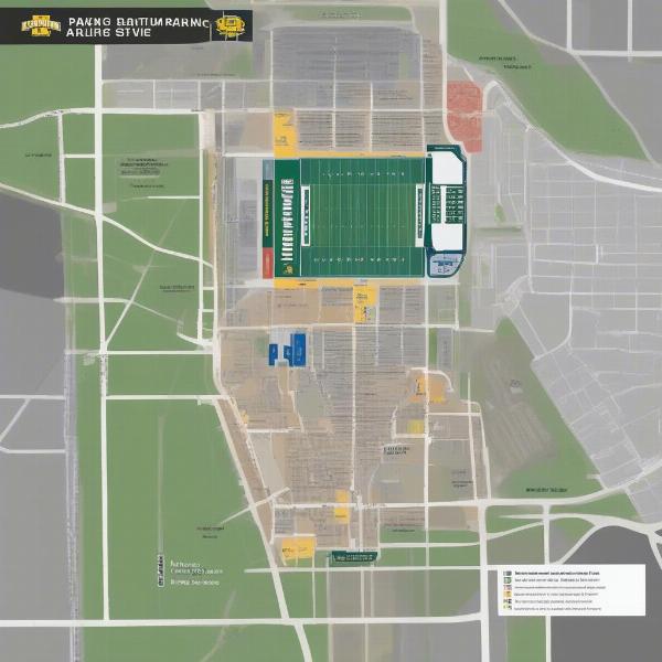 michigan stadium parking map