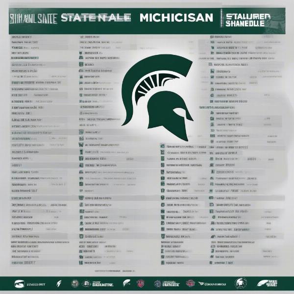 Michigan State Football TV Schedule