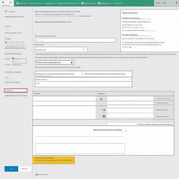 microsoft forms data analysis screen