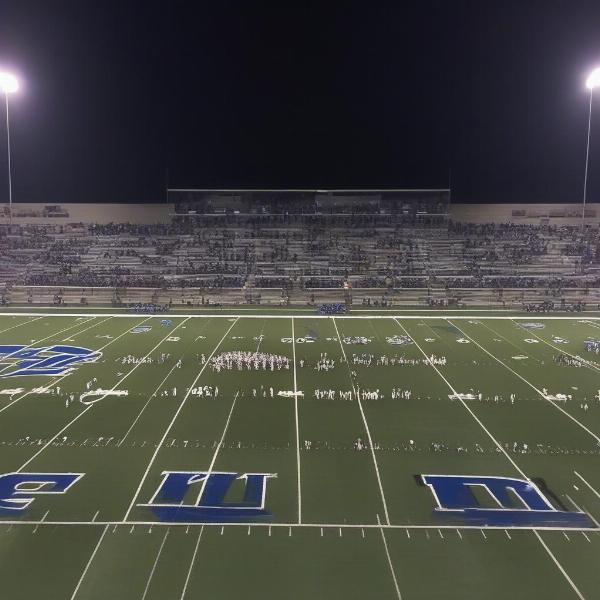 millard north football game night stadium