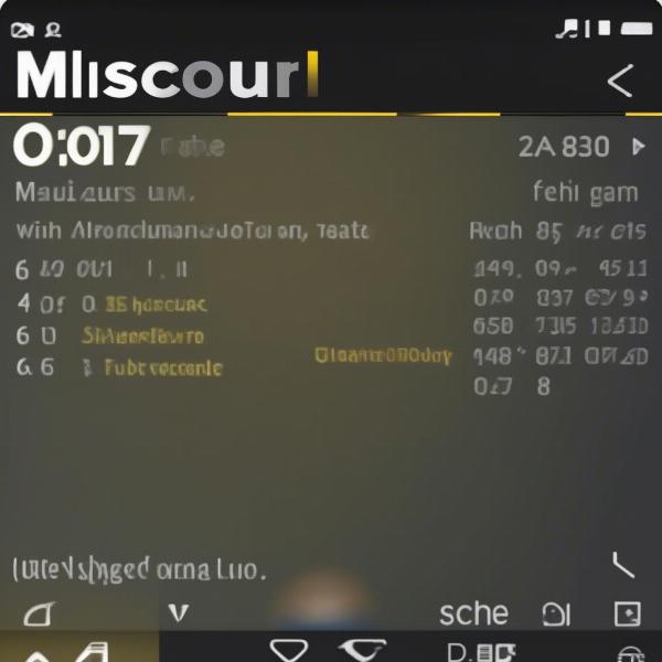 Missouri football score push notification