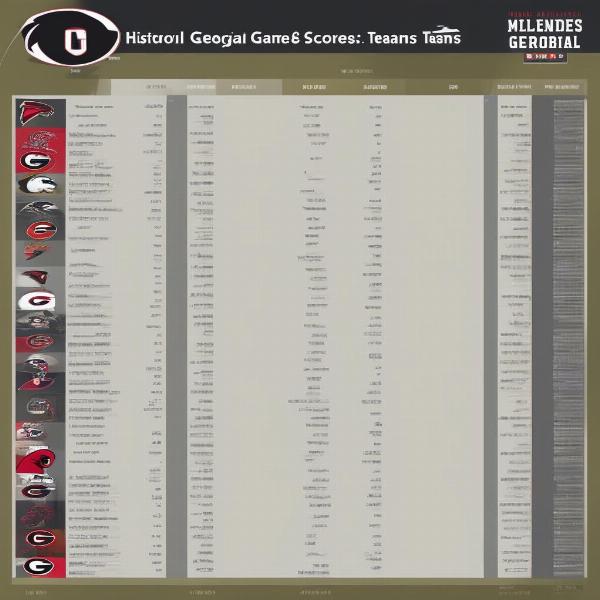 Missouri Georgia Football History