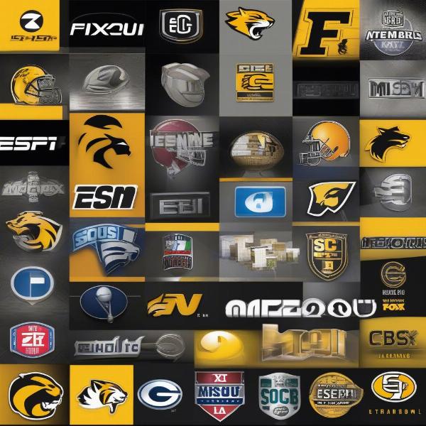Mizzou Football Network Logos