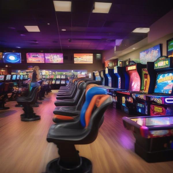 diverse modern arcade games