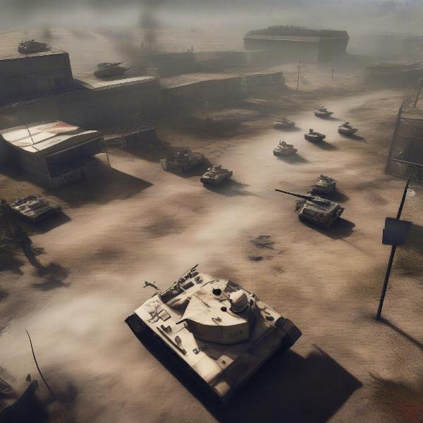 modern war game graphics