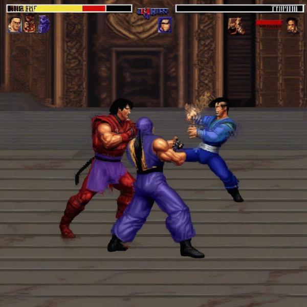 mortal kombat 2 snes characters fighting