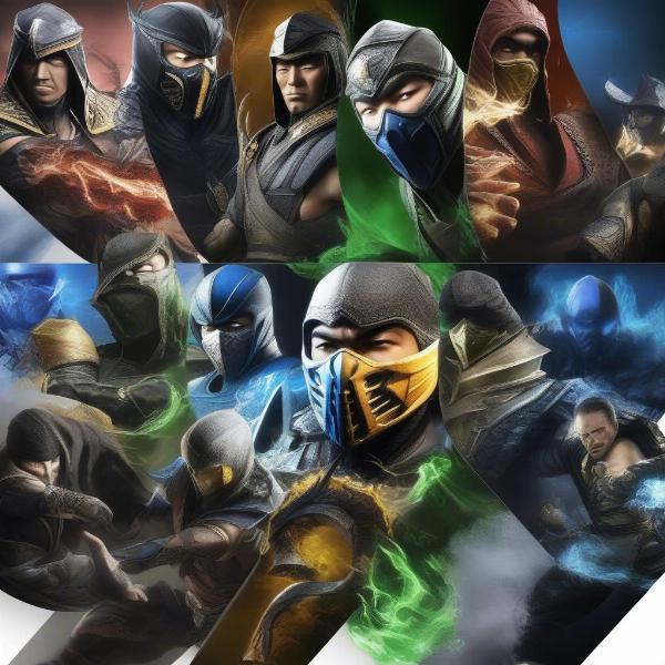 Mortal Kombat Characters on Xbox Game Pass
