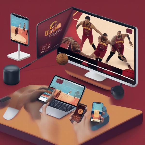 watch cavs game on various devices