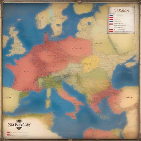 campaign map of napoleon total war game