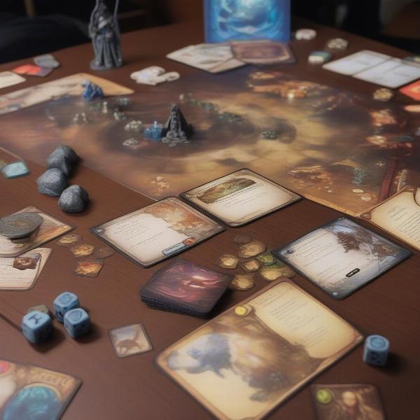 Solo board game with storytelling for 10-year-olds