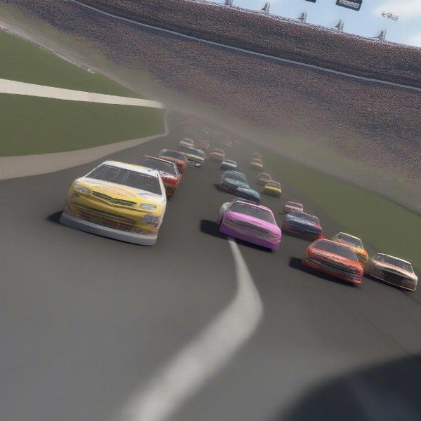 realistic simulation racing game
