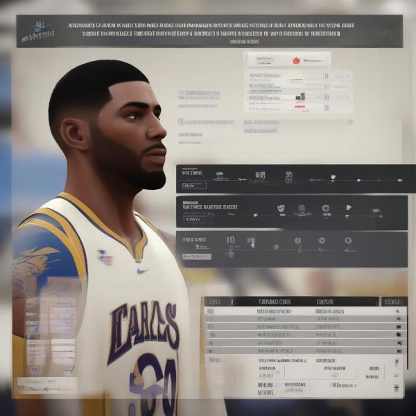 Screenshot of MyCareer gameplay in NBA 2K