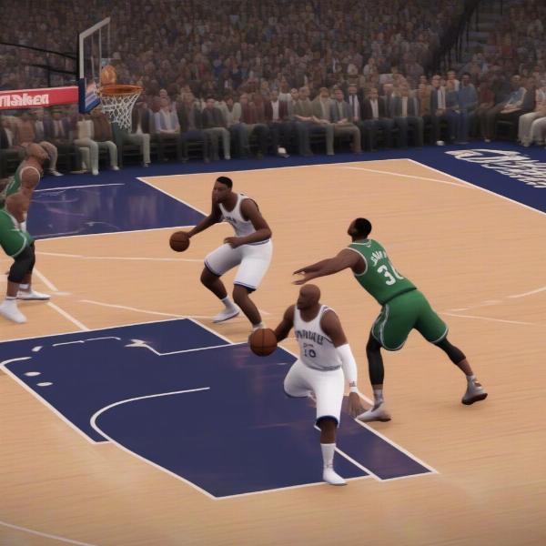 nba 2k xbox on-court action