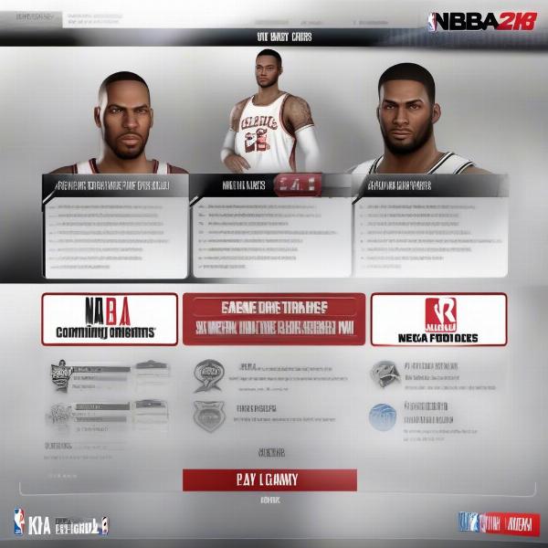 nba 2k18 menu showing single player modes