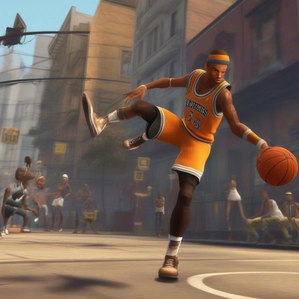 nba street gameplay street basketball urban style