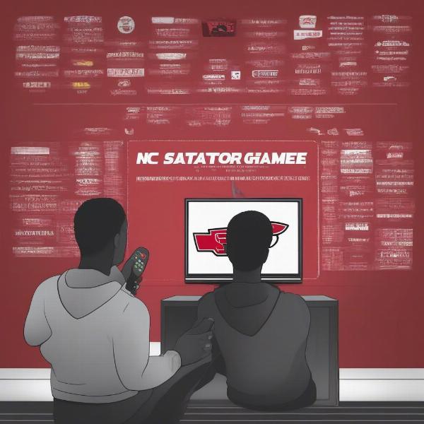 NC State football channel guide