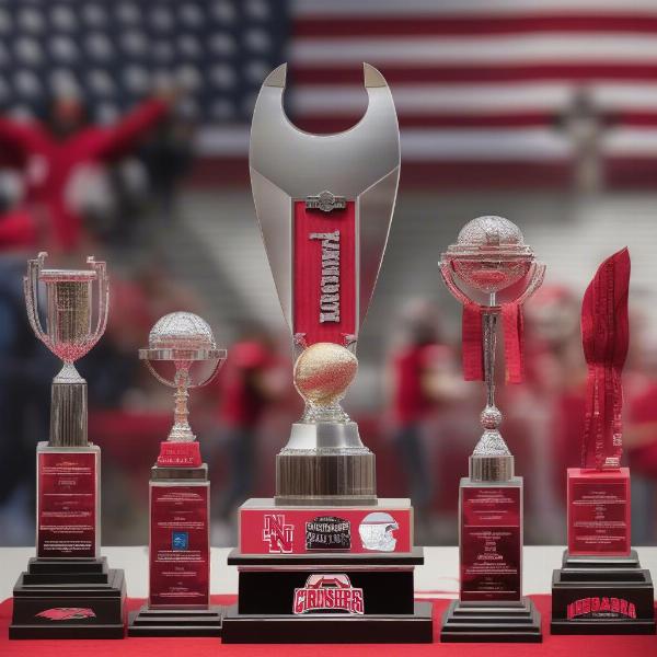 Nebraska Football Bowl Game Victories and Trophies