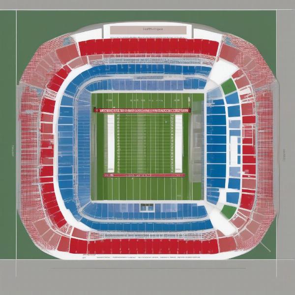 nebraska football stadium visitor seats map