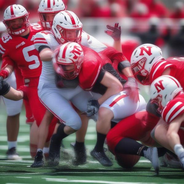 nebraska spring game defense 2024 coverage