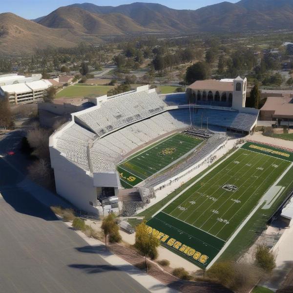 newbury park stadium view