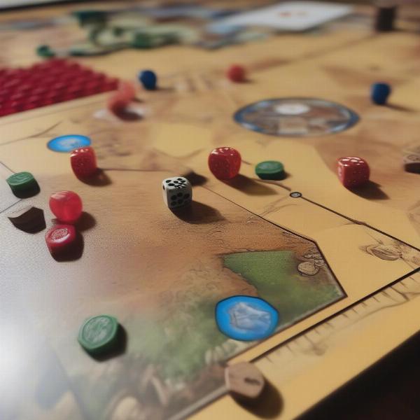 NFL Board Game Action Shot