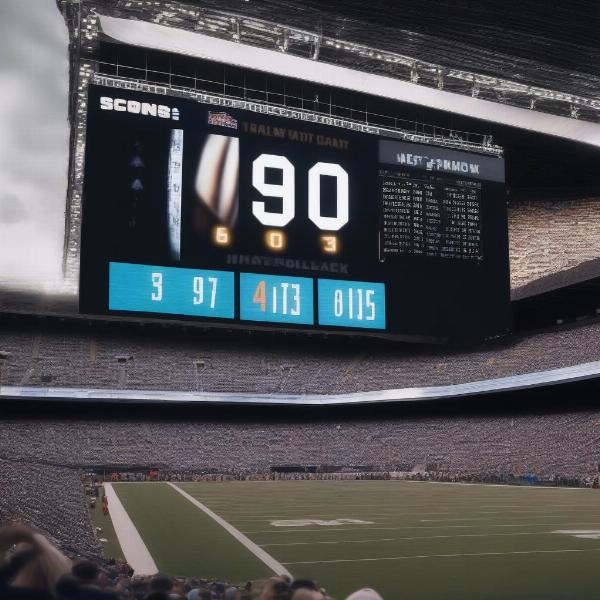 nfl game time clock
