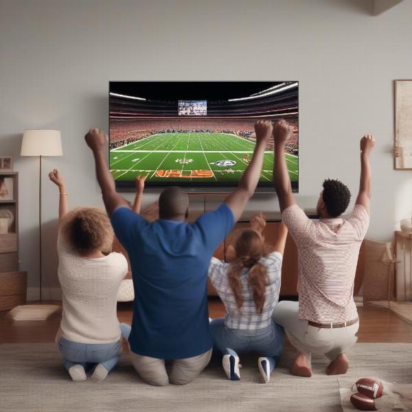 watching-nfl-game-on-television