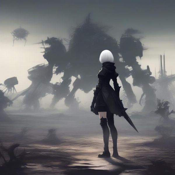 NieR Automata Game Art