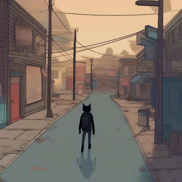 night in the woods gameplay illustration
