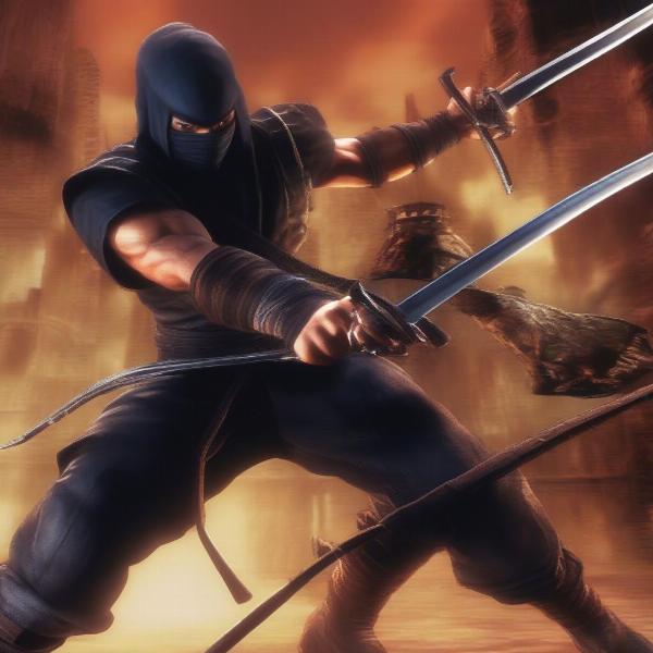 ninja gaiden game action fighting
