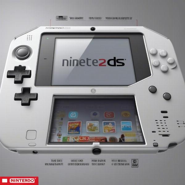 nintendo 2ds playing a ds game cartridge